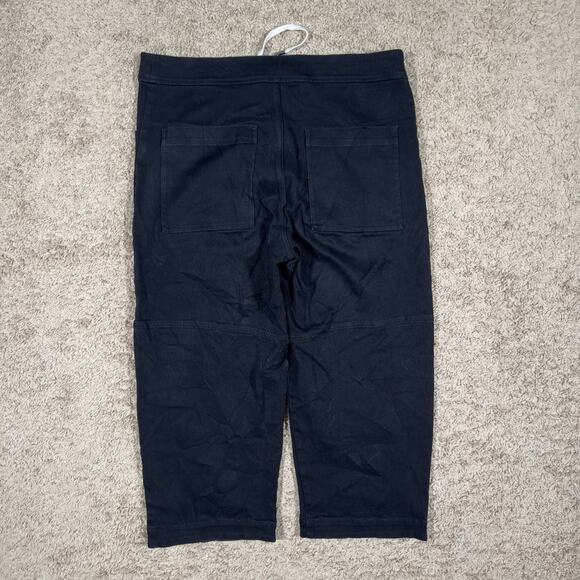 Roucha Women's Size CC (10-14) Black New Pal Denim Cinch Waist Crop Pants - Picture 10 of 11